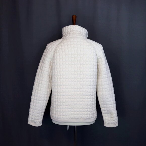 Akris 6 Medium Quilted Ivory Parka Jacket Blazer Coat - Picture 5 of 15